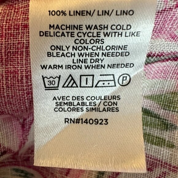 LOFT Beach Palm Tie-Front Linen Romper XS NWT Resort Cruise Vacation Summer - Picture 9 of 10